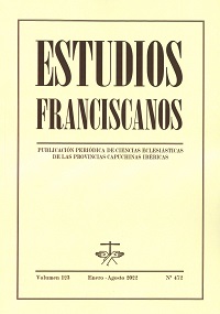 Estudios franciscanos v. 122, n. 472 (enero-agosto 2022)