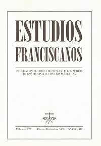 Estudios franciscanos v. 126, n. 478 y 479 (enero - diciembre 2025)